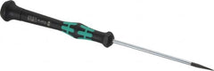 Wera - Electronic/Electrostatic Slotted Screwdriver - 80mm Blade Length, Round Shank, Ergonomic Handle - A1 Tooling