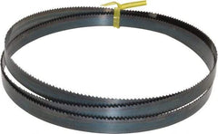 Starrett - 10 TPI, 5' Long x 1/2" Wide x 0.025" Thick, Welded Band Saw Blade - Carbon Steel, Toothed Edge, Raker Tooth Set, Flexible Back, Contour Cutting - A1 Tooling