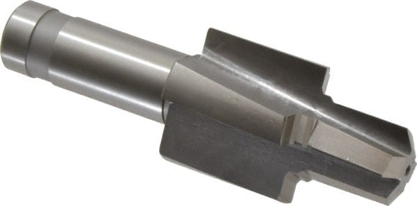 Made in USA - 7/8-14" Port, 1.415" Spotface Diam, 5/8" Tube Outside Diam, Reamer Pilot, Straight Shank, High Speed Steel Porting Tool - Exact Industrial Supply