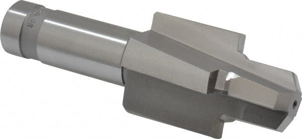 Made in USA - 7/8-14" Port, 1.364" Spotface Diam, 5/8" Tube Outside Diam, Reamer Pilot, Straight Shank, High Speed Steel Porting Tool - A1 Tooling