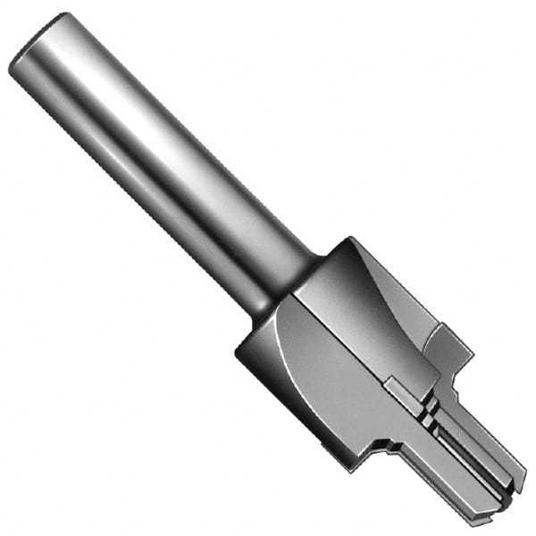 Made in USA - 1/2-20" Port, 0.95" Spotface Diam, 5/16" Tube Outside Diam, Reamer Pilot, Straight Shank, Carbide Tipped Porting Tool - A1 Tooling