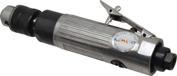 Value Collection - 3/8" Keyed Chuck - Inline Handle, 2,600 RPM, 0.5 hp, 90-120 psi - A1 Tooling