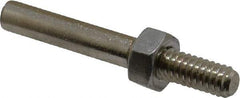 Made in USA - 1/4" Shank Abrasive Point Mandrel - 2" Length, 1/4" Hole Compatibility, for Cones - A1 Tooling