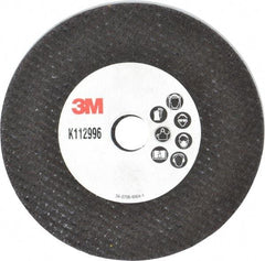 3M - 3" Aluminum Oxide Cutoff Wheel - 1/32" Thick, 3/8" Arbor, 25,000 Max RPM, Use with Die Grinders - A1 Tooling