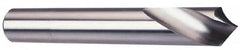 Made in USA - 1/4" Body Diam, 120°, 2-1/2" OAL, Solid Carbide Spotting Drill - A1 Tooling