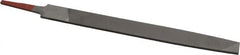 Simonds File - 8" Long, Smooth Cut, Flat American-Pattern File - Double Cut, Tang - A1 Tooling