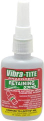 Vibra-Tite - 10 mL Bottle, Green, High Strength Liquid Retaining Compound - Series 530, 24 hr Full Cure Time, Hand Tool Removal - A1 Tooling