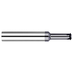 Harvey Tool - Single Profile Thread Mills; Maximum Threads Per Inch: 40 ; Minimum Threads Per Inch: 32 ; Thread Type: Internal/External ; Minimum Nominal Diameter (Inch): #6 ; Cutting Diameter (Decimal Inch): 2.5000 ; Cutting Diameter (Inch): 0.0980 - Exact Industrial Supply