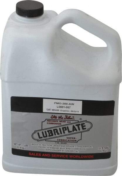 Lubriplate - 1 Gal Bottle Mineral Multi-Purpose Oil - SAE 10, ISO 46, 47 cSt at 40°C & 7 cSt at 100°C, Food Grade - A1 Tooling