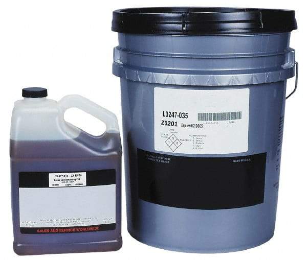 Lubriplate - 5 Gal Pail, Mineral Gear Oil - 148 SUS Viscosity at 210°F, 2260 SUS Viscosity at 100°F, ISO 460 - A1 Tooling