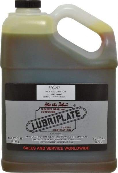 Lubriplate - 1 Gal Bottle, Mineral Gear Oil - 148 SUS Viscosity at 210°F, 2260 SUS Viscosity at 100°F, ISO 460 - A1 Tooling