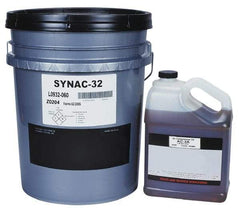 Lubriplate - 5 Gal Pail, ISO 46, SAE 20, Air Compressor Oil - 213 Viscosity (SUS) at 100°F, 49 Viscosity (SUS) at 210°F, Series SYNAC 46 - A1 Tooling