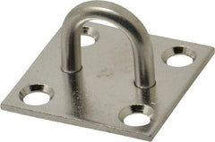 Value Collection - 0.813" High x 1.5" Wide x 1.5" Long Hasp Staple - 302/304 Stainless Steel, 0.075" Thick - A1 Tooling