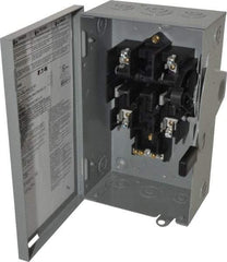 Eaton Cutler-Hammer - 30 Amp, 240 VAC, 2 Pole Fused Safety Switch - NEMA 1, 1 Phase, DPST Contact Form - A1 Tooling