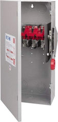 Eaton Cutler-Hammer - 100 Amp, 250 VDC, 480-600 VAC, 3 Pole Nonfused Safety Switch - NEMA 1, 1 Phase, 40 hp at 480 VAC, 50 hp at 600 VAC (Single Phase), 75 hp at 480 VAC, 100 hp at 600 VAC, 20 hp at 250 VDC (Triple Phase), 3PST Contact Form - A1 Tooling