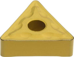 Sumitomo - TNMG332 EMU Grade AC700G Carbide Turning Insert - TiC Finish, 60° Triangle, 3/8" Inscr Circle, 3/16" Thick, 1/32" Corner Radius - A1 Tooling