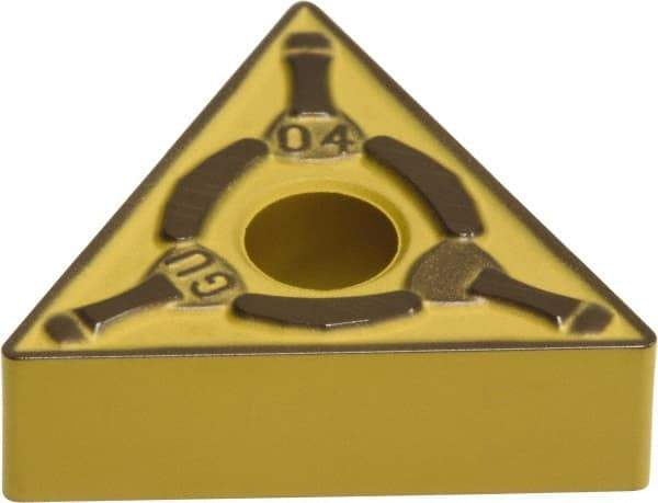 Sumitomo - TNMG333 EGU Grade AC630M Carbide Turning Insert - Al2O3 Finish, 60° Triangle, 3/8" Inscr Circle, 3/16" Thick, 3/64" Corner Radius - A1 Tooling