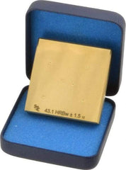 Made in USA - Rockwell B Scale, Hardness Calibration Test Block - B40 Hardness, Low Hardness Range Description, 2 Piece - A1 Tooling