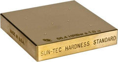 Made in USA - Rockwell A Scale, Hardness Calibration Test Block - A60 Hardness, Low Hardness Range Description, 2 Piece - A1 Tooling