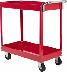 Sunex Tools - 350 Lb Capacity, 17" Wide x 34" Long x 33" High Service Cart - 2 Shelf, Steel - A1 Tooling