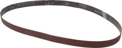 Tru-Maxx - 1" Wide x 42" OAL, 180 Grit, Aluminum Oxide Abrasive Belt - Aluminum Oxide, Very Fine, Coated, X Weighted Cloth Backing - A1 Tooling