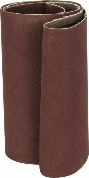 Tru-Maxx - 6" Wide x 48" OAL, 220 Grit, Aluminum Oxide Abrasive Belt - Aluminum Oxide, Very Fine, Coated, X Weighted Cloth Backing - A1 Tooling