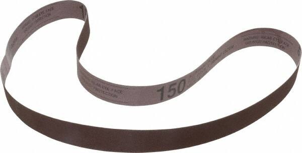 Tru-Maxx - 1" Wide x 42" OAL, 150 Grit, Aluminum Oxide Abrasive Belt - Aluminum Oxide, Very Fine, Coated, X Weighted Cloth Backing - A1 Tooling