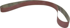 Tru-Maxx - 2" Wide x 72" OAL, 320 Grit, Aluminum Oxide Abrasive Belt - Aluminum Oxide, Extra Fine, Coated, X Weighted Cloth Backing - A1 Tooling