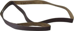 Tru-Maxx - 1" Wide x 72" OAL, 120 Grit, Aluminum Oxide Abrasive Belt - Aluminum Oxide, Fine, Coated, X Weighted Cloth Backing - A1 Tooling