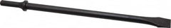 Value Collection - 3/4" Head Width, 11" OAL, 1-1/8" Shank Diam, Flat Chisel - Round Shank, Steel - A1 Tooling