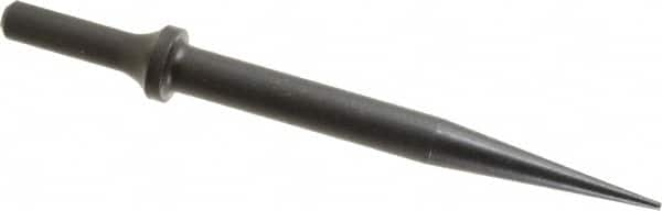 Value Collection - 6-1/2" OAL, Tapered Punch Chisel - Round Shank, Steel - A1 Tooling