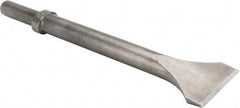 Made in USA - 2" Head Width, 12" OAL, Scaling Chisel - Round Drive, Round Shank, Alloy Steel - A1 Tooling