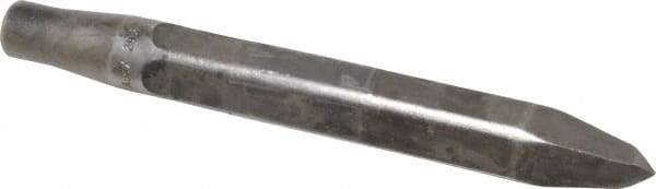 Made in USA - 10" OAL, Rivet Cutter Chisel - Round Drive, Round Shank, Alloy Steel - A1 Tooling