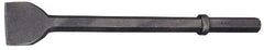 Made in USA - 3" Head Width, 20" OAL, 1-1/8" Shank Diam, Scaling Chisel - Hex Drive, Hex Shank, Alloy Steel - A1 Tooling