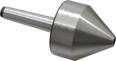 Interstate - MT2 Taper Shank, 2.48" Head Diam Live Center - 2.48" Head Length, 0.46" Point Diam, 1.42" Point Len, 396.83 Lb Max Workpc, 5.35" OAL, Bull Nose Point - A1 Tooling