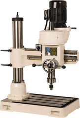 Vectrax - 38-1/2" Swing, Step Pulley Drill Press - 5 Speed, 1-1/2 hp, Single Phase - A1 Tooling