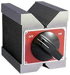 Starrett - 6.35 to 1-3/4" Capacity, 90° Angle, Hardened Steel V-Block - 3" Long x 2-1/2" Wide x 3" High, Sold as Individual - A1 Tooling