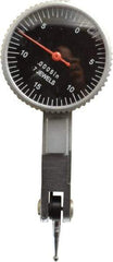 Value Collection - 0.03 Inch Range, 0.0005 Inch Dial Graduation, Horizontal Dial Test Indicator - 1.26 Inch Black Dial, 0-15-0 Dial Reading - A1 Tooling