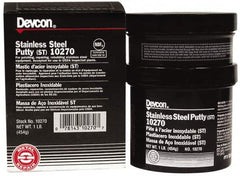 Devcon - 1 Lb Kit Gray Epoxy Resin Putty - 120°F (Wet), 250°F (Dry) Max Operating Temp - A1 Tooling