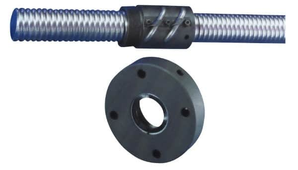 THK - 0.61" Thread Length, Ballscrew Nut - 1" Lead Width, 1" Ball Circle Diam - A1 Tooling