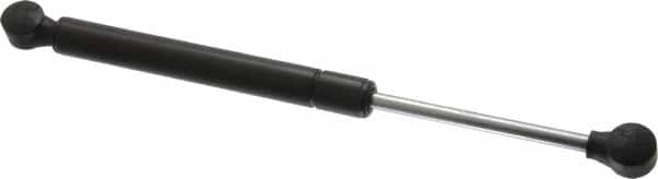 Value Collection - 0.32" Rod Diam, 0.75" Tube Diam, 120 Lb Capacity, Fixed Force Gas Spring - 11.9" Extended Length, 3.5" Stroke Length, Plastic Ball Socket, Black Nitride Piston - A1 Tooling