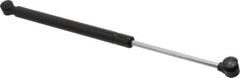 Value Collection - 0.32" Rod Diam, 0.75" Tube Diam, 20 Lb Capacity, Fixed Force Gas Spring - 15.25" Extended Length, 5" Stroke Length, Plastic Ball Socket, Black Nitride Piston - A1 Tooling