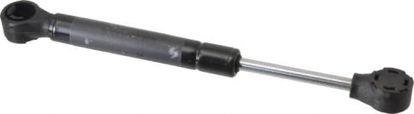 Value Collection - 0.24" Rod Diam, 0.59" Tube Diam, 40 Lb Capacity, Fixed Force Gas Spring - 7.5" Extended Length, 2" Stroke Length, Plastic Ball Socket, Black Nitride Piston - A1 Tooling