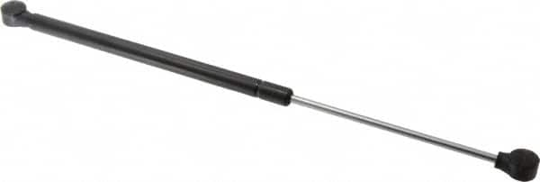 Value Collection - 0.24" Rod Diam, 0.59" Tube Diam, 20 Lb Capacity, Fixed Force Gas Spring - 17.19" Extended Length, 6.18" Stroke Length, Plastic Ball Socket, Black Nitride Piston - A1 Tooling