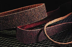 Superior Abrasives - 3" Wide x 132" OAL, Aluminum Oxide Abrasive Belt - Aluminum Oxide, Medium, Nonwoven - A1 Tooling