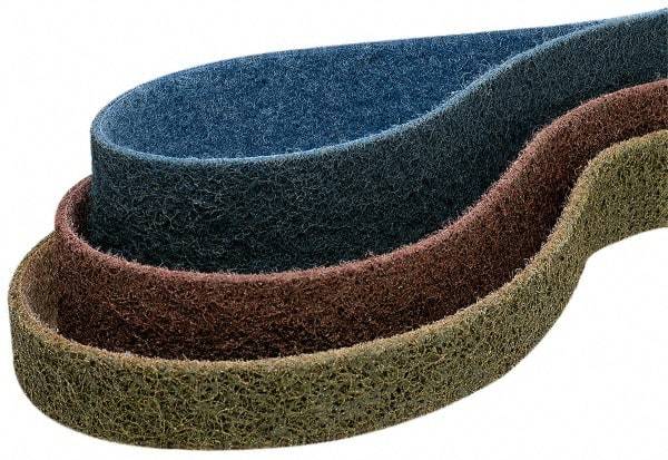 Superior Abrasives - 1" Wide x 42" OAL, Aluminum Oxide Abrasive Belt - Aluminum Oxide, Coarse, Nonwoven - A1 Tooling