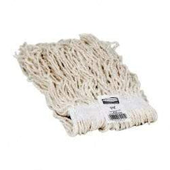 Rubbermaid - 1" White Head Band, Small Rayon Cut End Mop Head - 4 Ply, Side Loading Connection, Use for Finishing - A1 Tooling