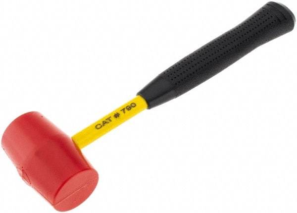 No-Mar - 5/8 Lb Head 1-5/8" Face Urethane Hammer - Fiberglass Handle - A1 Tooling