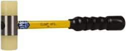 No-Mar - 1-1/4 Lb Head 1-1/2" Face Steel Hammer - Fiberglass Handle - A1 Tooling