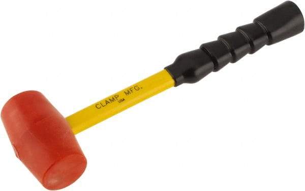 No-Mar - 1-3/8 Lb Head 2-1/16" Face Urethane Hammer - Fiberglass Handle - A1 Tooling